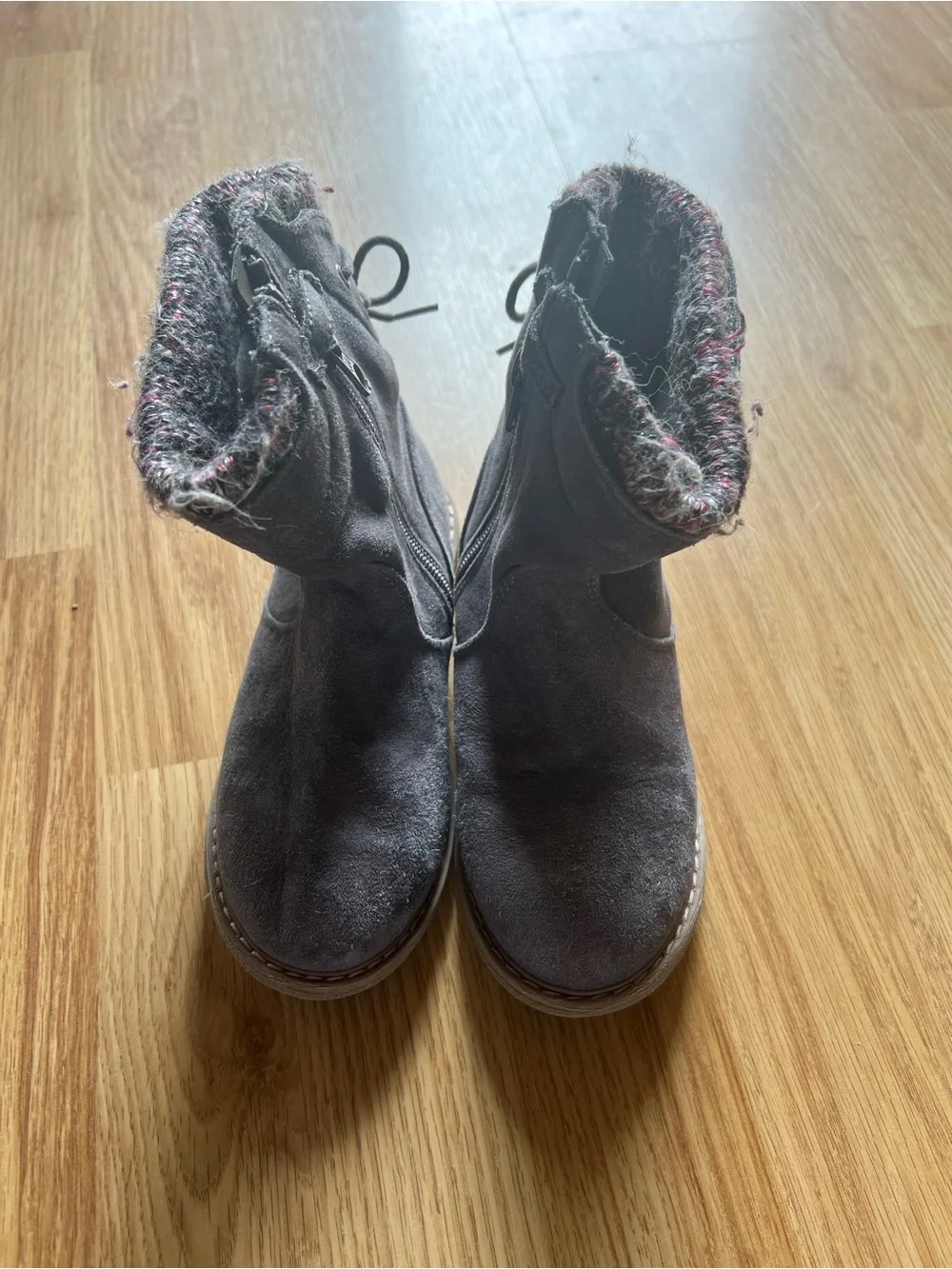 Cat & Jack gray suede